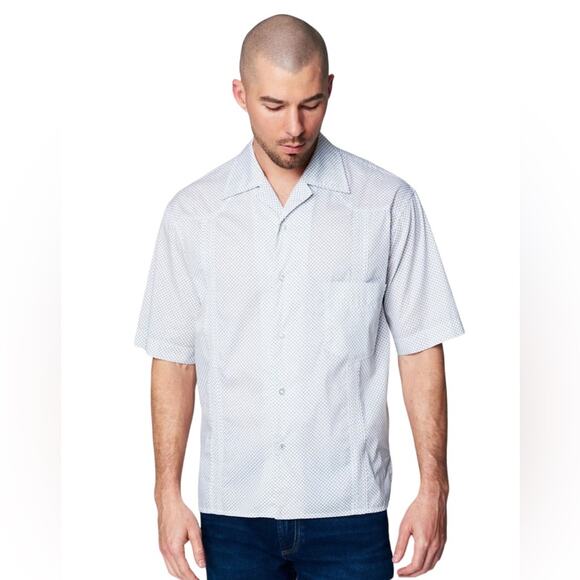 NWT! Blank NYC Happy to See Me Short Sleeve Shirt - Size Large - Picture 3 of 8